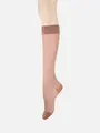 ultra sheer socks ハイソックス ピンクペシェ