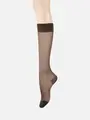 ultra sheer socks ハイソックス ローズブラウン