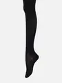 200デニールソフトウールタイツ クロ
