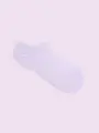【3足1,386円】スポーティー無地パイルスニーカー用ソックス ラベンダー