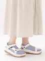 【3足1,386円】メッシュ無地スニーカー用ソックス ラベンダー