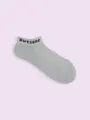 【3足1,386円】パイルロゴスニーカー用ソックス グレー