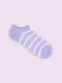 【3足1,386円】メッシュボーダースニーカー用ソックス ラベンダー