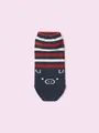 【3足1,386円】ブタさんコアラさんボーダースニーカー用ソックス コン+ブタ