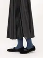 【3足1,386円】ぽこぽこニット風ショートソックス ブルー