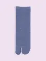 【3足1,386円】足袋ワッフルショートソックス デニム