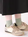 【3足1,386円】ソフトラメショートソックス ミント