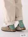【3足1,386円】毛混 水玉柄ソックス ミント