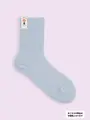 【3足1,386円】モコモコタグ付きアメリブソックス メイブルー