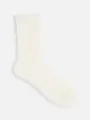 ゴムくちソフトくるくる無地ソックス オフホワイト