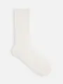リブ風ルーズソックス オフホワイト