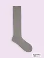 【3足1,386円】ベタハイソックス グレーモク