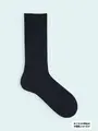 【3足1,386円】メンズ 2×2リブレギュラーソックス コン