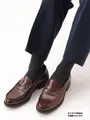 【3足1,386円】メンズ  リンクスダイヤレギュラーソックス チャコール
