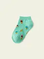 【3足1,386円】キッズ アイスクリームスニーカー用ソックス ミント