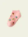 【3足1,386円】キッズ  アイスクリームスニーカー用ソックス ピンク