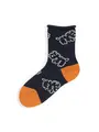 【3足1,485円】キッズ わんこ柄ショートソックス / 19-21cm ネイビー