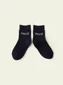 【3足1,386円】キッズ いろいろロゴソックス コン+PEACE