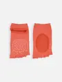 【快脚Labo】ドライフロントかかとオープン指切りスニーカー用ソックス ポピー