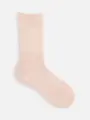 【整脚Labo】デオドラント/履き口ゆったりソックス ピンクベージュ