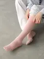 【美脚Labo】綿着圧ハイソックス マシュマロ