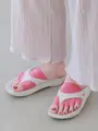 【サンダルにはコレ】WEB限定 足のお悩みをサポート 足裏クッション付五本指パーツソックス ピンク
