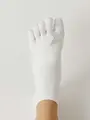 【整脚Labo】外反母趾サポート五本指ソックス(24.0～26.0cm) オフホワイト