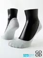 【Tabio MEN】GOODFOOT/超浅履き 脱げにくいカバーソックス(27.0~29.0cm) グレー