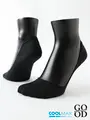 【Tabio MEN】GOODFOOT/超浅履き 脱げにくいカバーソックス(27.0~29.0cm) ブラック
