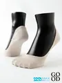 【Tabio MEN】GOODFOOT/超浅履き 脱げにくいカバーソックス(27.0~29.0cm) ベージュ
