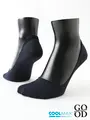 【Tabio MEN】GOODFOOT/超浅履き 脱げにくいカバーソックス(27.0~29.0cm) ネイビー