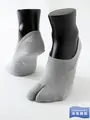 【Tabio MEN】デオセル足袋Hi-Cutカバーソックス(27.0~29.0cm) グレーモク