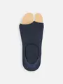 【Tabio MEN】機能性綿混オープントゥ―足袋型カバーソックス インディゴブルー
