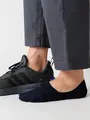 【Tabio MEN/脱げないを追求した】グッドフットカバーCOOL MESHソックス ネイビー