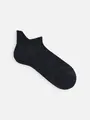 【Tabio MEN】DRYオールメッシュアキレスガードスニーカー丈ソックス クロ