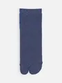 【Tabio MEN】パイル足袋スニーカー丈ソックス インディゴブルー