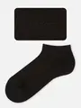【Tabio MEN】和紙パイルスニーカー丈ソックス black