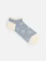 【Tabio MEN】星柄リンクススニーカー丈ソックス(27.0～29.0cm) サックス