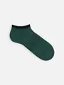 【Tabio MEN】定番/サポート入り2枚重ねスニーカー丈ソックス(25.0~27.0cm) ダークエメラルド