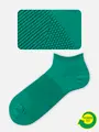 【Tabio MEN】【定番】パワーフィットスニーカー丈ソックス グリーン