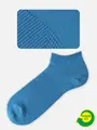 【Tabio MEN】【定番】パワーフィットスニーカー丈ソックス ブルー