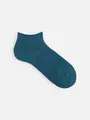 【Tabio MEN】【定番】パワーフィットスニーカー丈ソックス ブルーグリーン