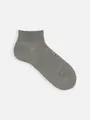 【Tabio MEN】綿麻メッシュスニーカー丈ソックス グレー