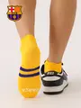 FC Barcelona ラインスニーカー用ソックス イエロー