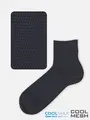 【Tabio MEN】COOLMESHショート丈ソックス ネイビー