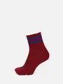 FC Barcelona ラインショートソックス ワイン