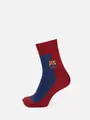 FC Barcelona バイカラーソックス ワイン×ブルー