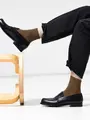 【Tabio MEN】ライトウールショート丈ソックス キャメル