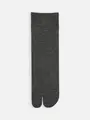 【Tabio MEN】梳毛無地足袋ショート丈ソックス チャコールモク