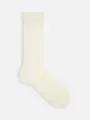 【Tabio MEN】2×1リブウールレギュラーソックス オフホワイト